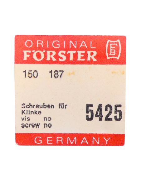 Förster 150 - 5425 Vis de cliquet - Click screw
