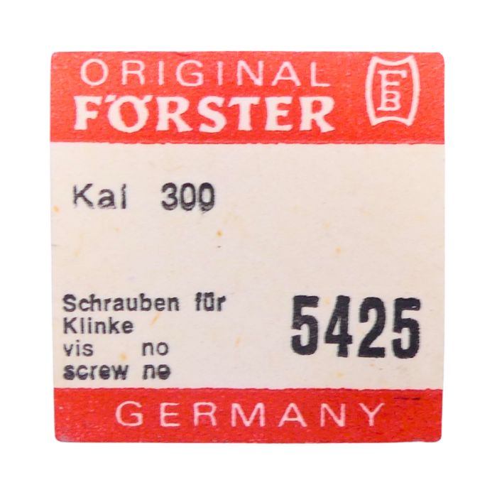 Förster 300 - 5425 Vis de cliquet - Click screw