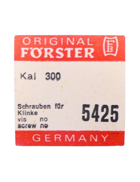 Förster 300 - 5425 Vis de cliquet - Click screw