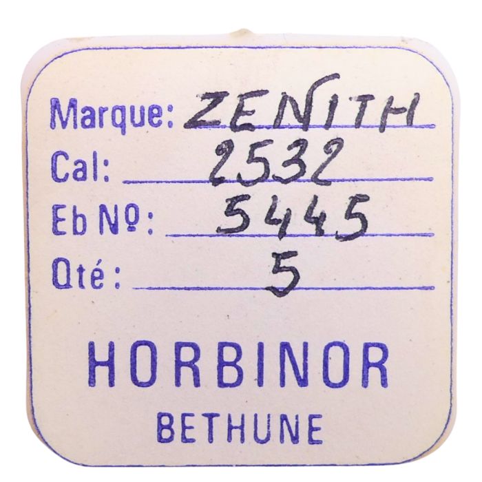 Zenith 2532 - 5445 Vis de ressort de tirette - Setting lever spring screw