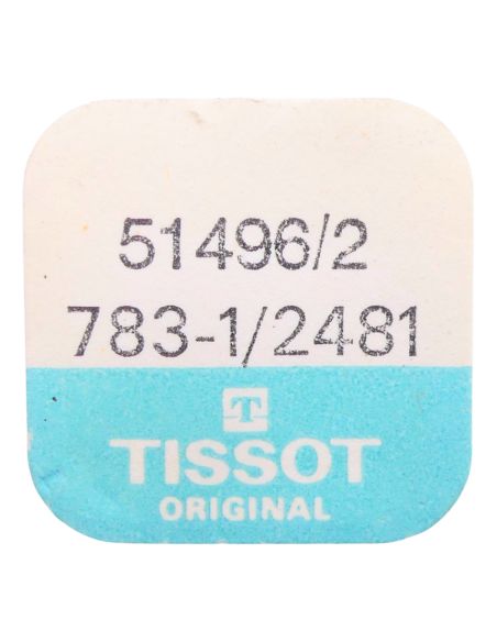 Tissot 783-1/2481 - 51496/1 Vis d'axe de masse oscillante monté - Oscillating weight axle mounted screw