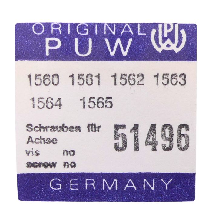 PUW 261 - 52535 Vis de plaque de maintien - Guard screw