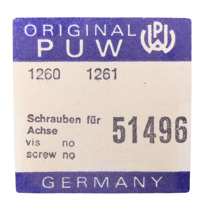 PUW 1260 - 51496 Vis d'axe de masse oscillante - Oscillating weight axle screw