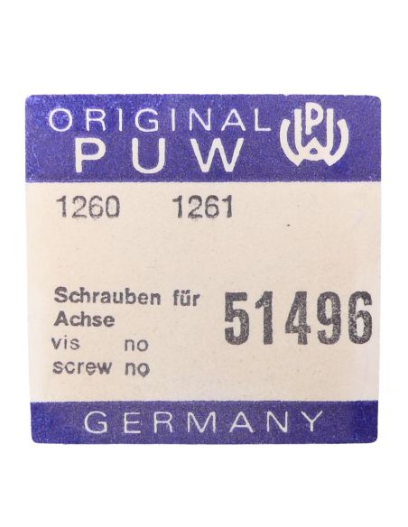 PUW 1260 - 51496 Vis d'axe de masse oscillante - Oscillating weight axle screw