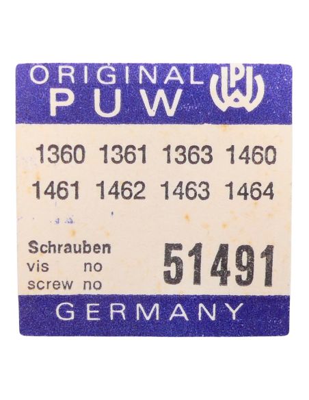 PUW 1360 - 51491 Vis de verrou de masse oscillante - Oscillating weight bolt screw