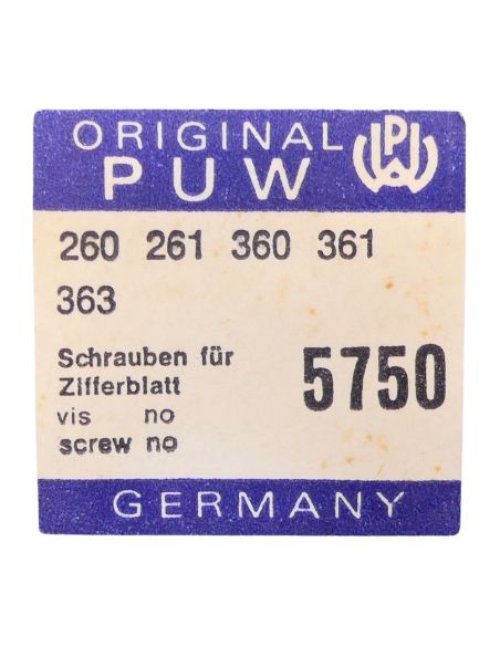 PUW 260 - 5750 Vis de Cardan - Dial screw