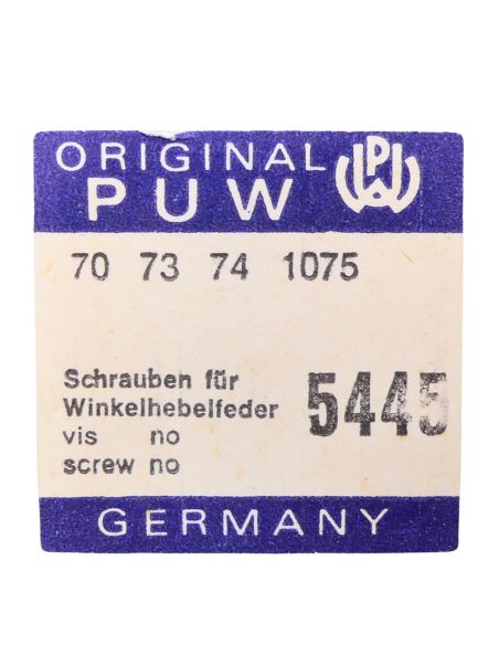 PUW 70 - 5445 Vis de ressort de tirette - Setting lever spring screw