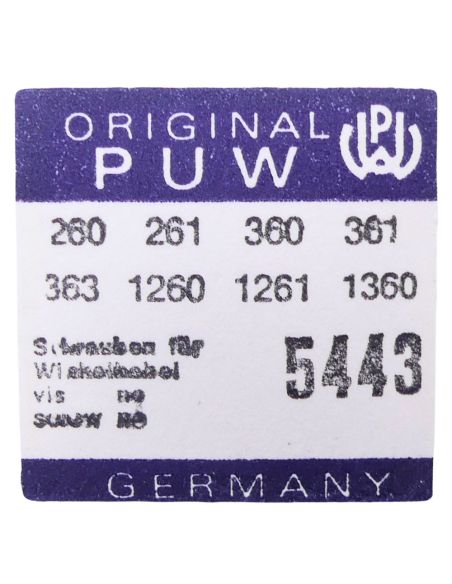 PUW 260 - 5443 Vis de tirette - Setting lever screw