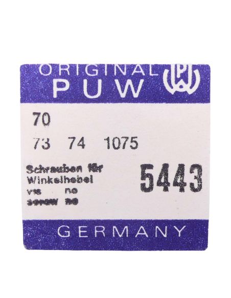 PUW 70 - 5443 Vis de tirette - Setting lever screw