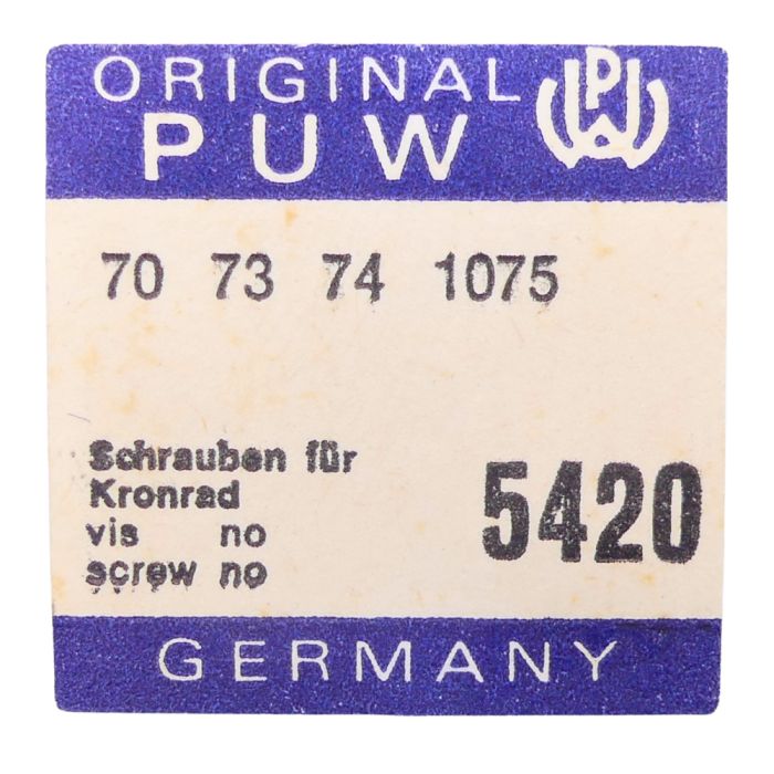 PUW 70 - 5420 Vis de roue de couronne - Crown wheel screw