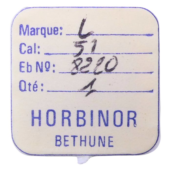 Landeron 51 - 8220 Marteau monté 2 fonctions (à l'unité) - Hammer mounted 2 functions (per unit)