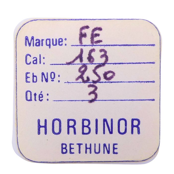FE 163 - 255 Roue des heures pour seconde au centre - Hour wheel for sweep second