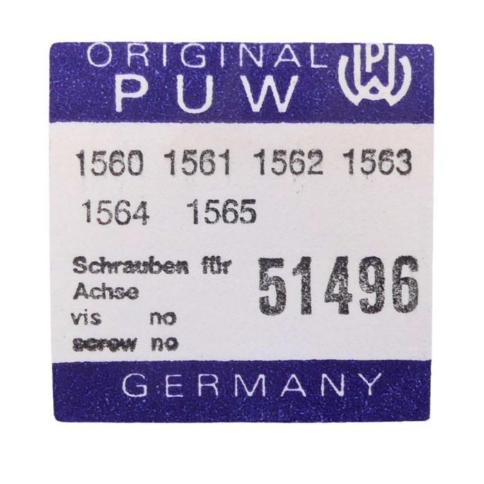 PUW 1560 - 51496 Vis d'axe de masse oscillante - Oscillating weight axle screw
