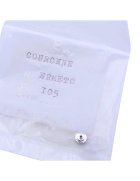 Movado Ermetolux Couronne acier - Steel crown