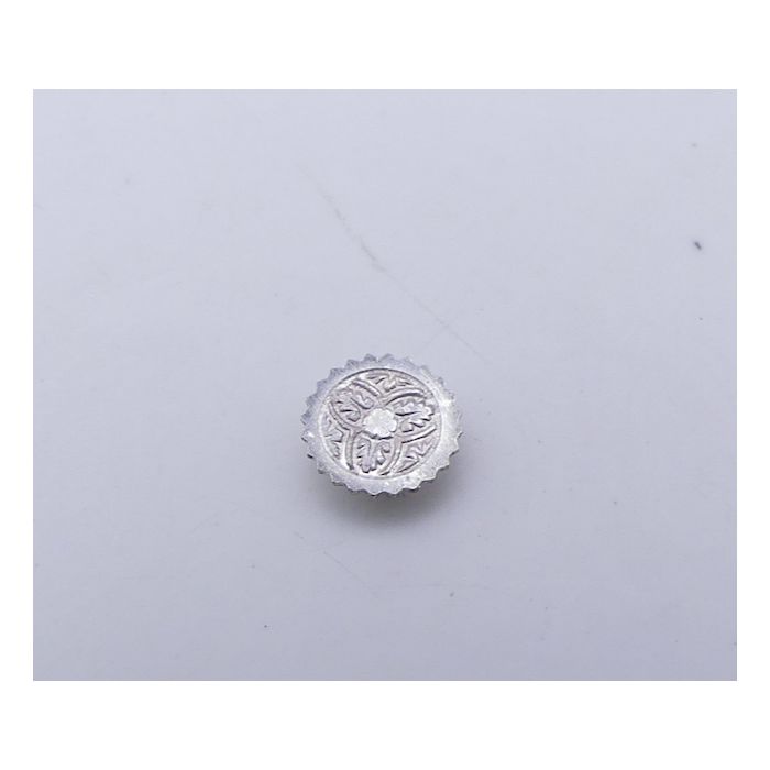 Movado Ermetolux Couronne acier - Steel crown