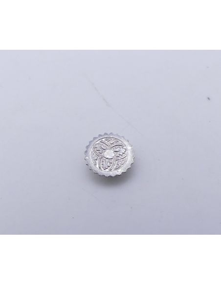 Movado Ermetolux Couronne acier - Steel crown