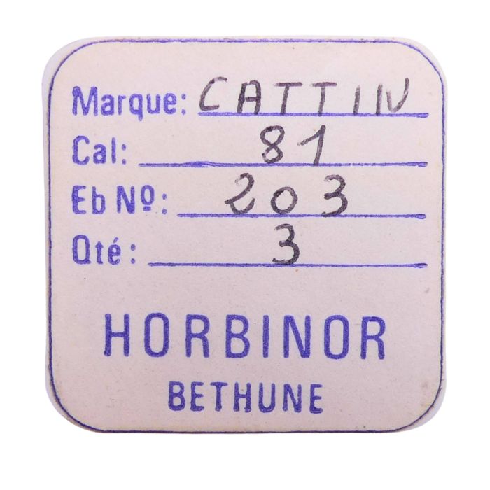 Cattin 81 - 203 Roue intermédiaire (à l'unité) - Intermediate wheel and pinion (per unit)