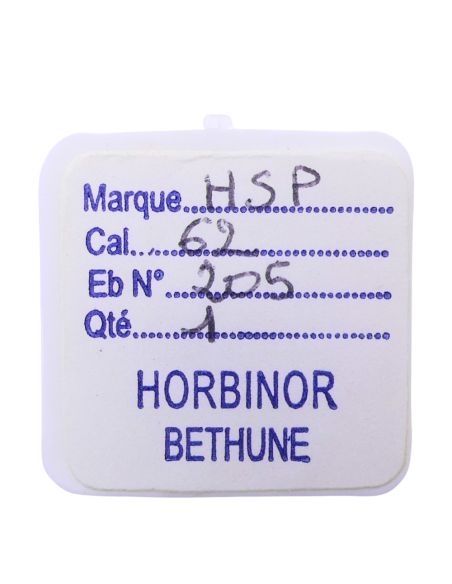 HSP 62 - 205 Roue de centre percée avec chaussée (à l'unité) - Center wheel and pinion drilled with cannon pinion (per unit)