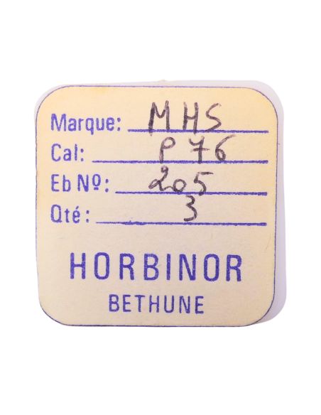 MHS P76 - 205 Roue de centre percée avec chaussée (à l'unité) - Center wheel and pinion drilled with cannon pinion (per unit)