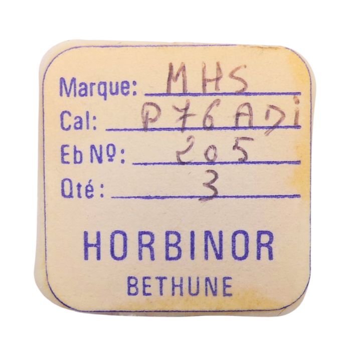 MHS P76ADI - 205 Roue de centre percée avec chaussée (à l'unité) - Center wheel and pinion drilled with cannon pinion (per unit)