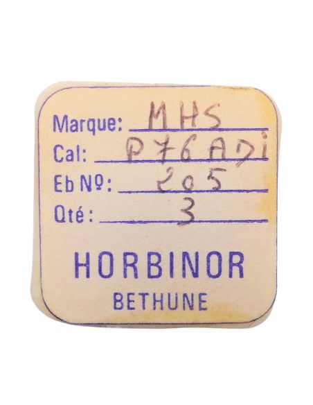 MHS P76ADI - 205 Roue de centre percée avec chaussée (à l'unité) - Center wheel and pinion drilled with cannon pinion (per unit)