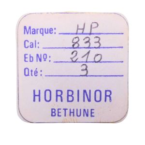HP 833 - 210 Roue moyenne (à l'unité) - Third wheel and pinion (per unit)