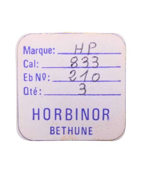 HP 833 - 210 Roue moyenne (à l'unité) - Third wheel and pinion (per unit)