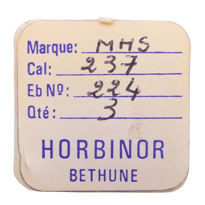 MHS 237 - 224 Roue de seconde long pivot - Fourth wheel and pinion with second hand bit