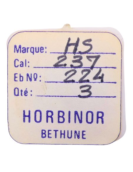 HS 237 - 224 Roue de seconde long pivot - Fourth wheel and pinion with second hand bit