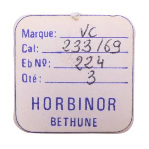 Cupillard 233/69 - 224 Roue de seconde long pivot - Fourth wheel and pinion with second hand bit