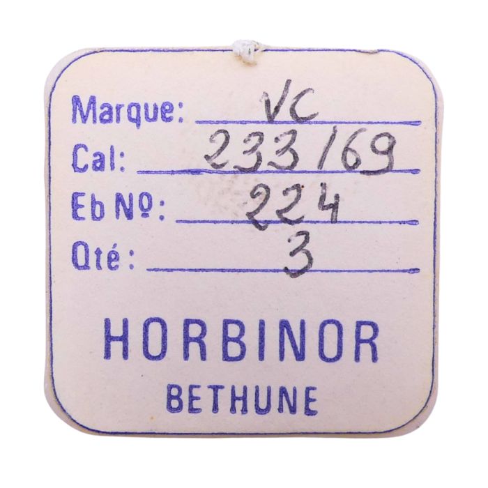 Cupillard 233/69 - 224 Roue de seconde long pivot - Fourth wheel and pinion with second hand bit