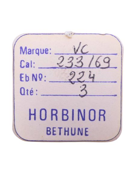 Cupillard 233/69 - 224 Roue de seconde long pivot - Fourth wheel and pinion with second hand bit