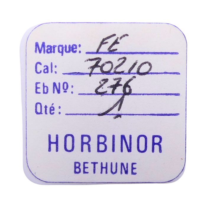 FE 70210 - 276 Pignon de seconde reporté (à l'unité) - Additional second hand pinion (per unit)