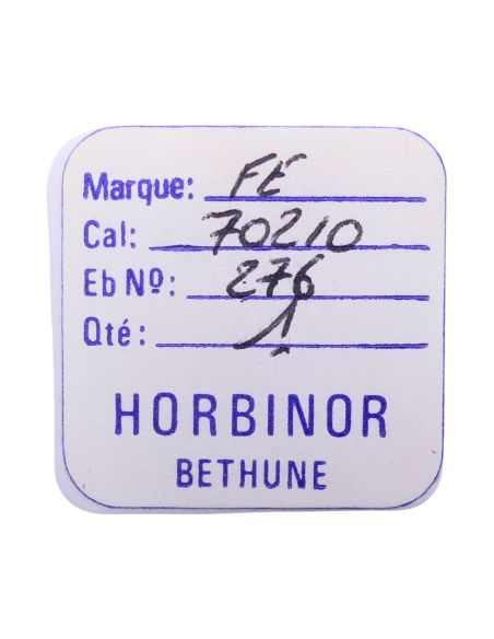 FE 70210 - 276 Pignon de seconde reporté (à l'unité) - Additional second hand pinion (per unit)