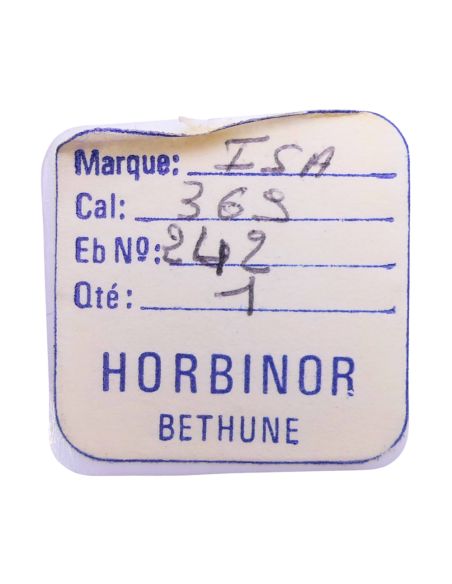 ISA 369 - 242 Chaussée avec roue entraîneuse (à l'unité) - Cannon pinion with driving wheel (per unit)