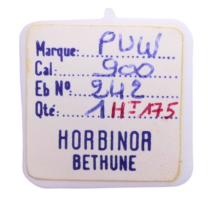 PUW 900 - 242 Chaussée avec roue entraîneuse (à l'unité) - Cannon pinion with driving wheel (per unit)