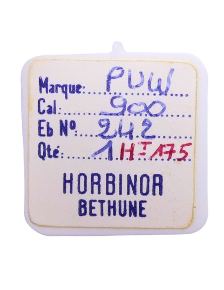 PUW 900 - 242 Chaussée avec roue entraîneuse (à l'unité) - Cannon pinion with driving wheel (per unit)