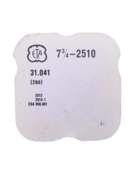 ETA 2510 - 260 Roue de minuterie (à l'unité) - Minute wheel (per unit)