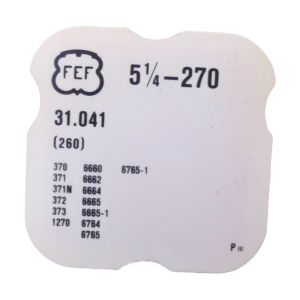 FEF 270 - 260 Roue de minuterie (à l'unité) - Minute wheel (per unit)