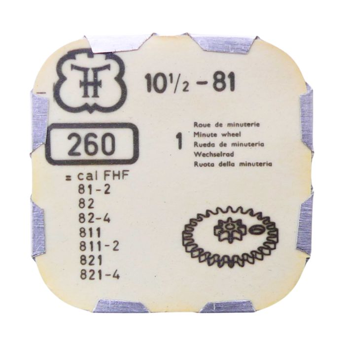 FHF 81 - 260 Roue de minuterie (à l'unité) - Minute wheel (per unit)