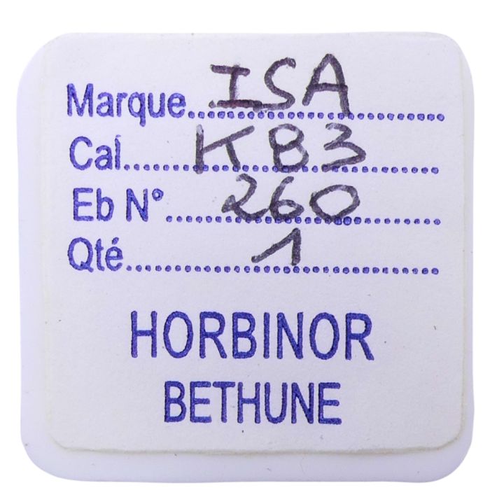ISA KB3 - 260 Roue de minuterie (à l'unité) - Minute wheel (per unit)