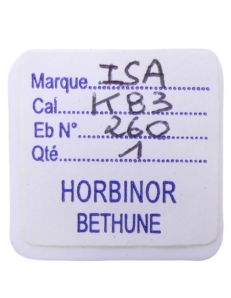 ISA KB3 - 260 Roue de minuterie (à l'unité) - Minute wheel (per unit)