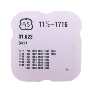 AS 1716 - 420 Roue de couronne - Crown wheel