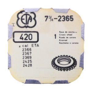 ETA 2365 - 420 Roue de couronne - Crown wheel
