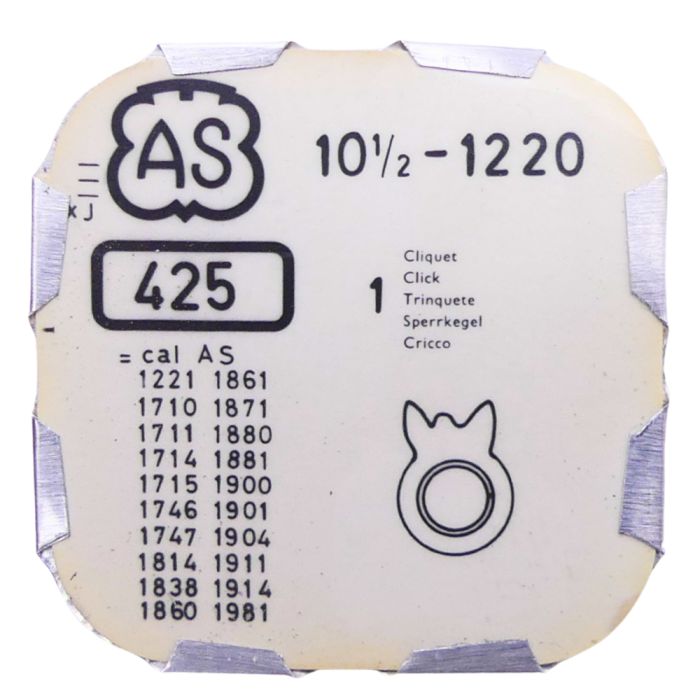 AS 1220 - 425 Cliquet (à l'unité) - Click (per unit)