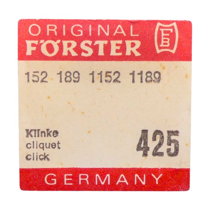 Förster 152 - 425 Cliquet (à l'unité) - Click (per unit)