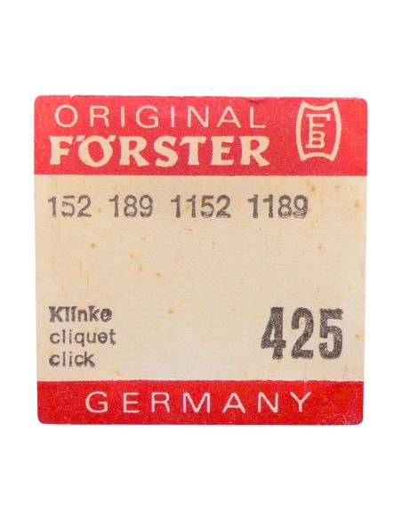 Förster 152 - 425 Cliquet (à l'unité) - Click (per unit)