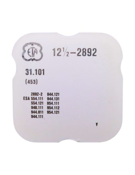 ETA 2892 - 453 Renvoi Intermédiaire (à l'unité) - Additional setting wheel (per unit)