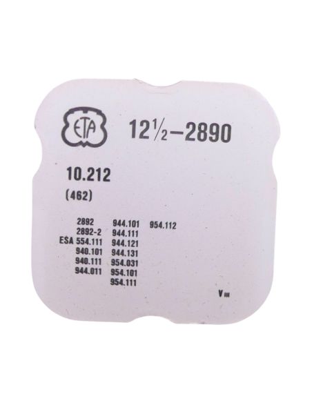 ETA 2890 - 462 Pont du rouage de minuterie (à l'unité) - Minute work cock (per unit)