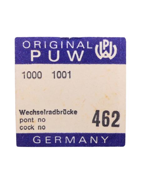 PUW 1000 - 462 Pont du rouage de minuterie (à l'unité) - Minute work cock (per unit)